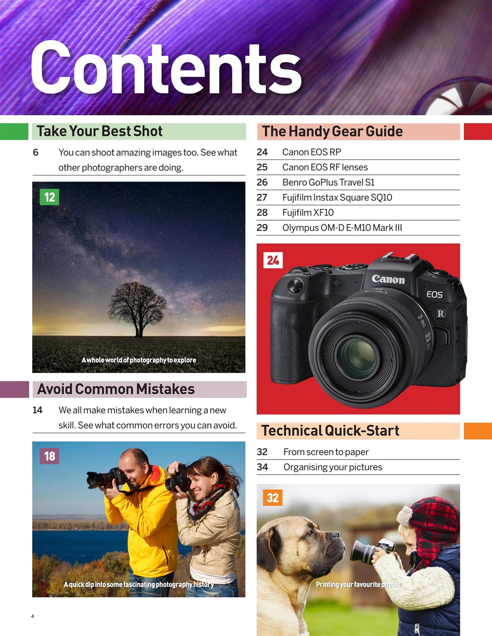 Digital Camera User Preview Pages