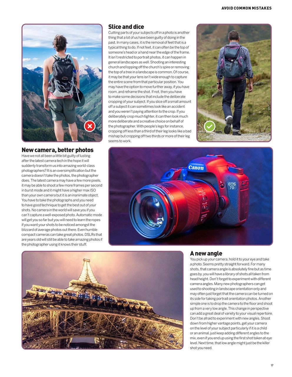 Digital Camera User Preview Pages