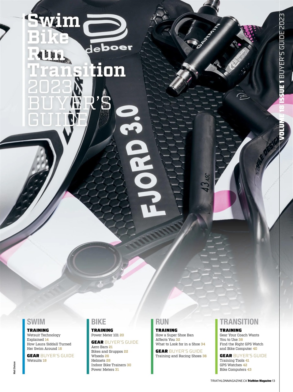 Triathlon Magazine Canada Preview Pages