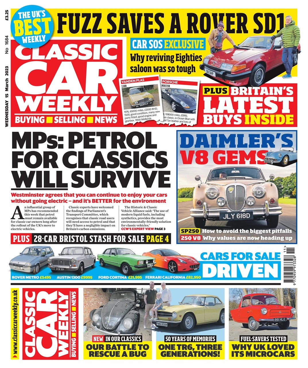 Classic Car Weekly Preview Pages
