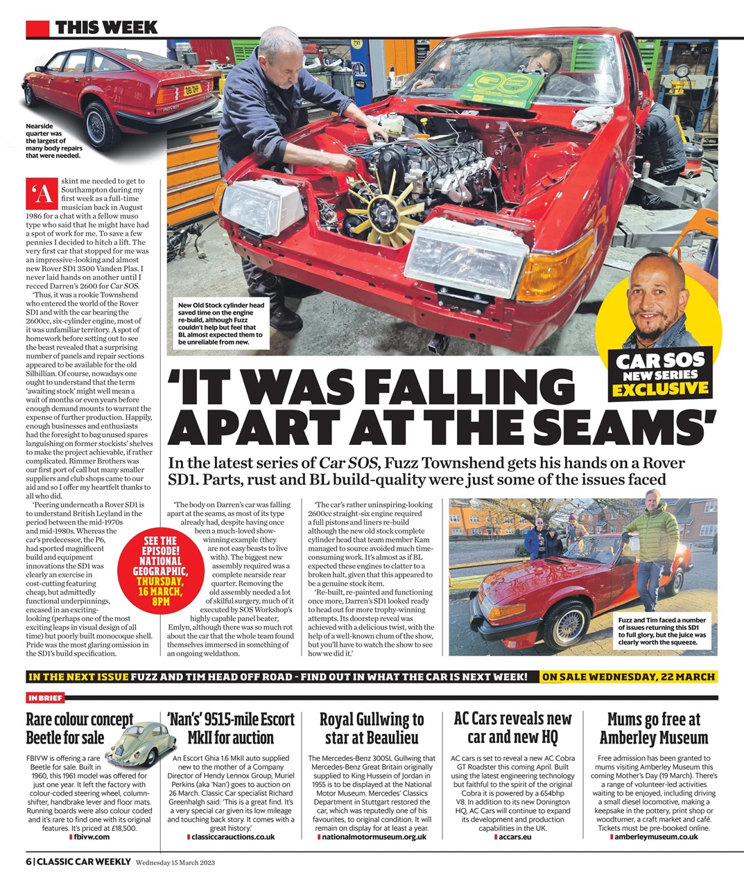 Classic Car Weekly Preview Pages