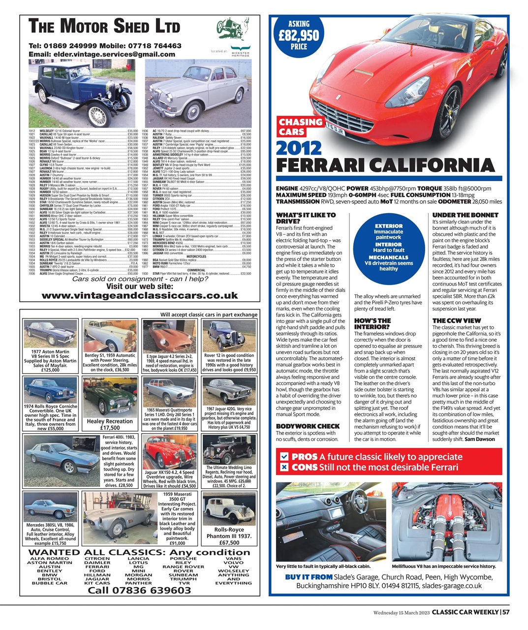 Classic Car Weekly Preview Pages