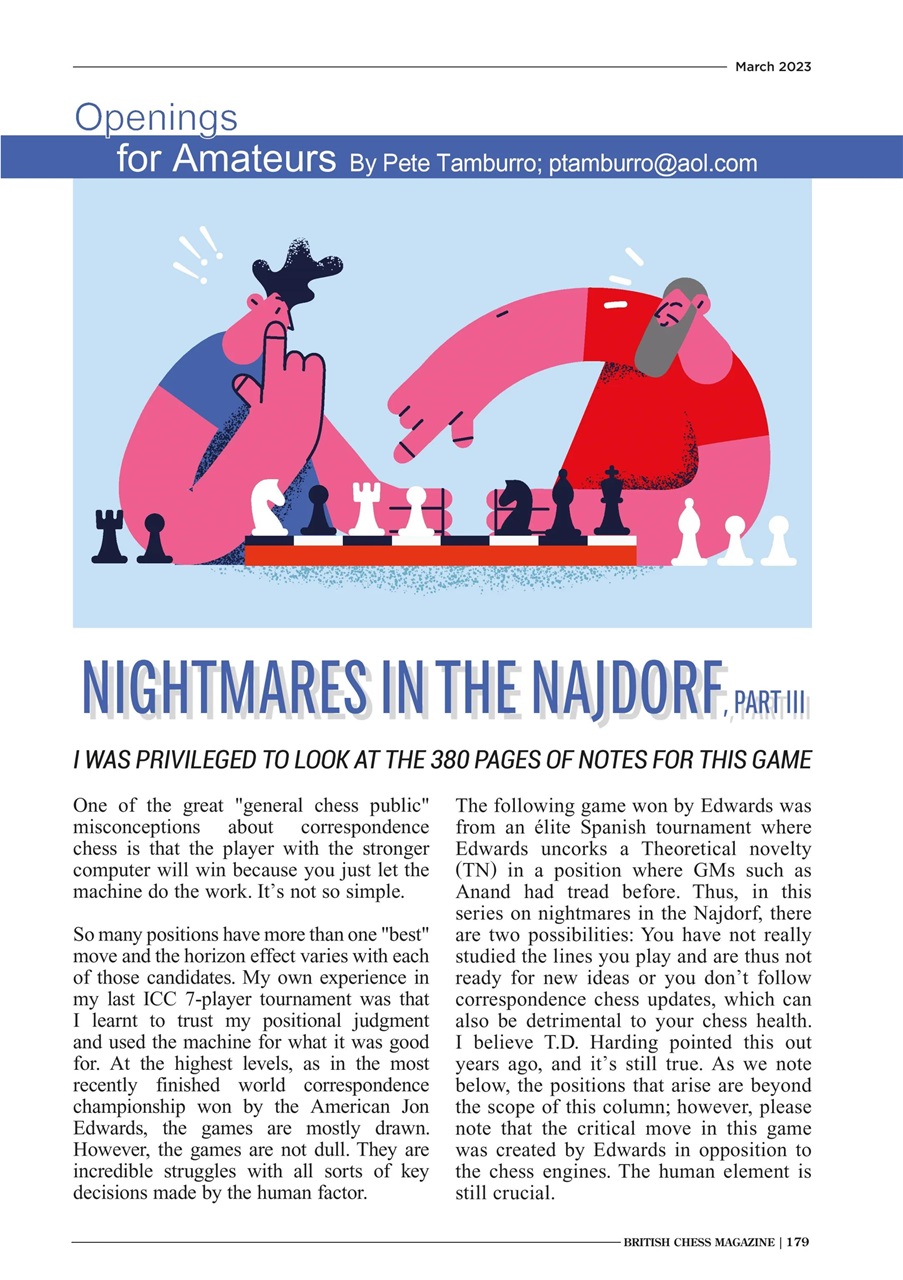 British Chess Magazine Preview Pages