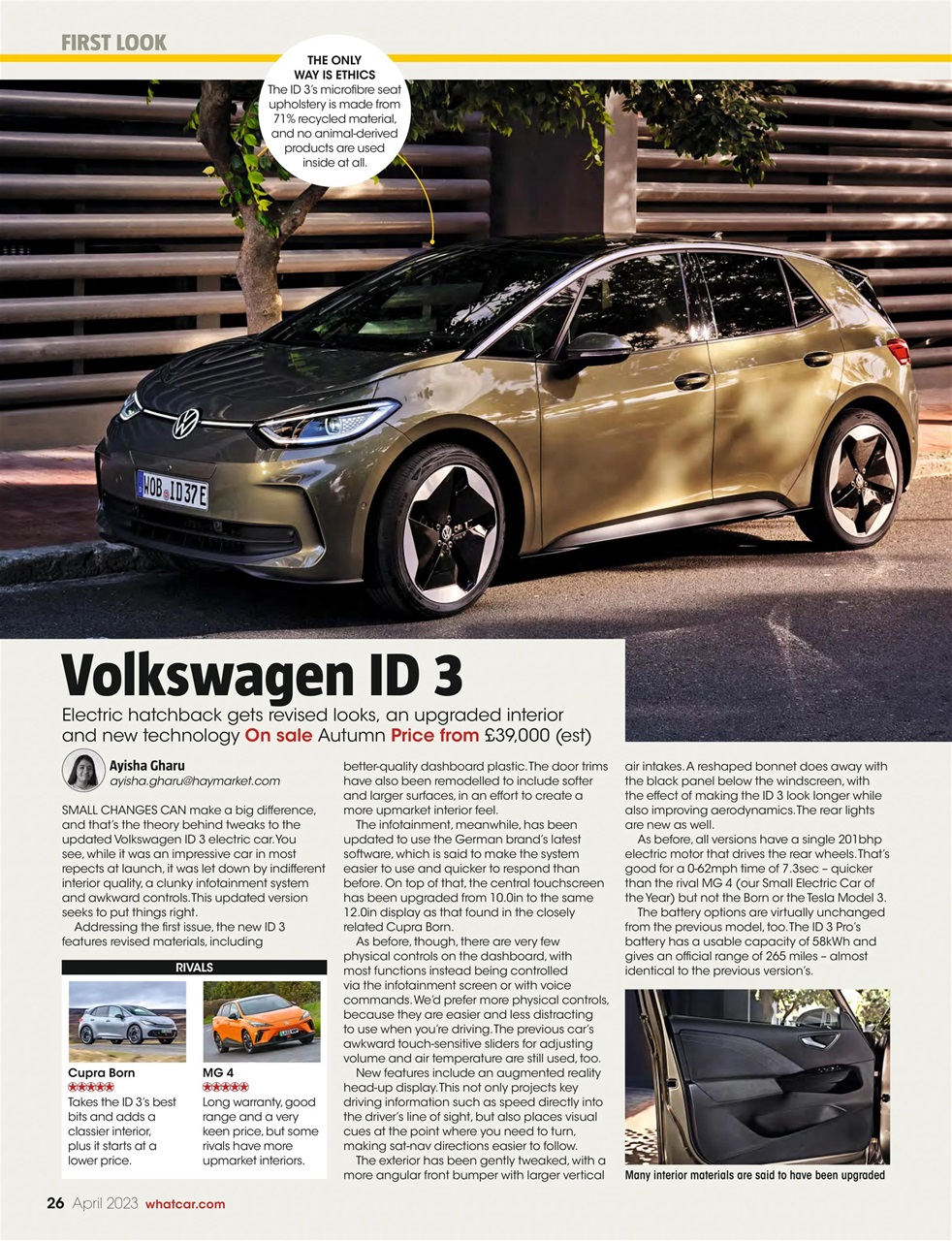 What Car? Preview Pages