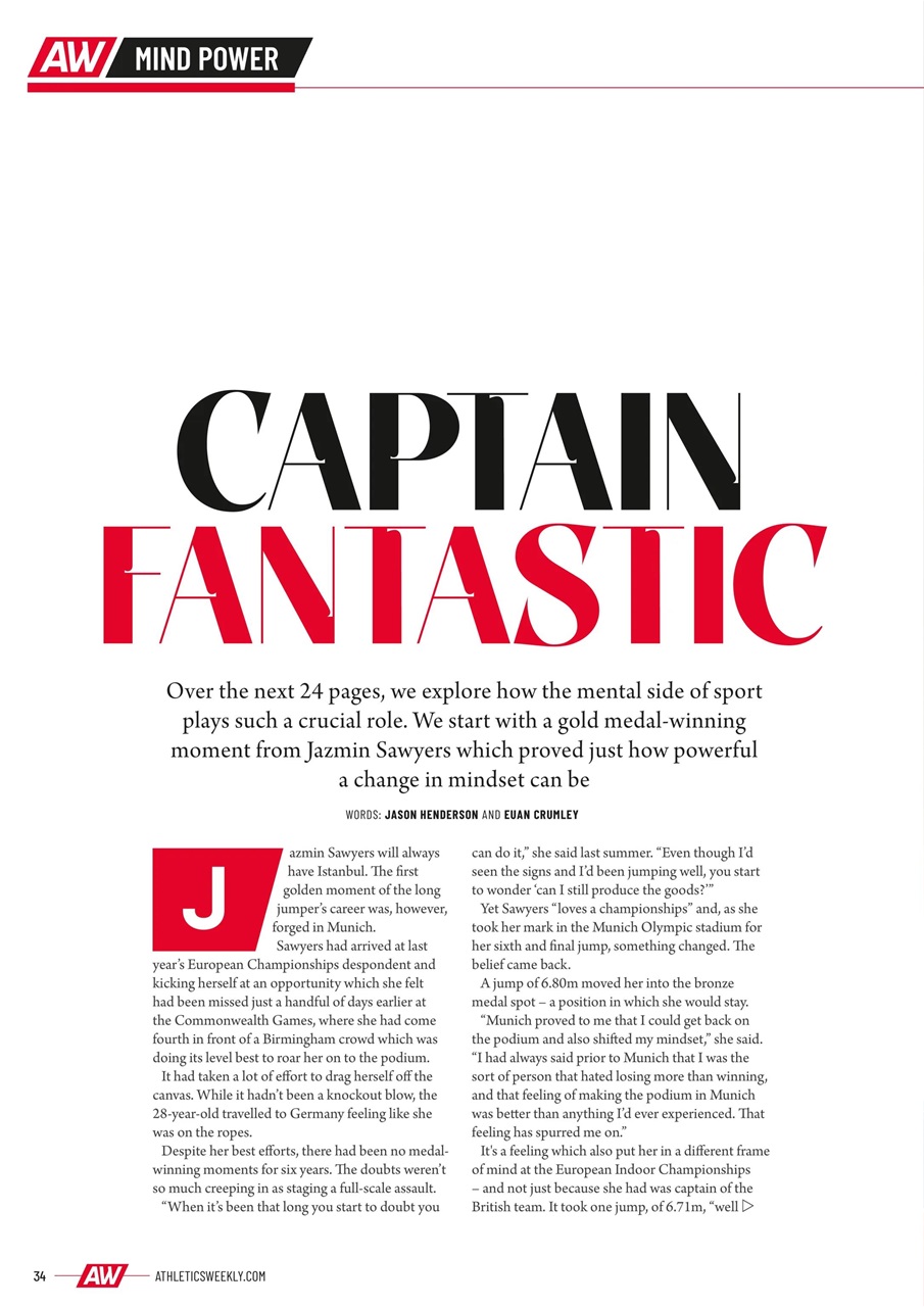 AW – Athletics Weekly Magazine Preview Pages