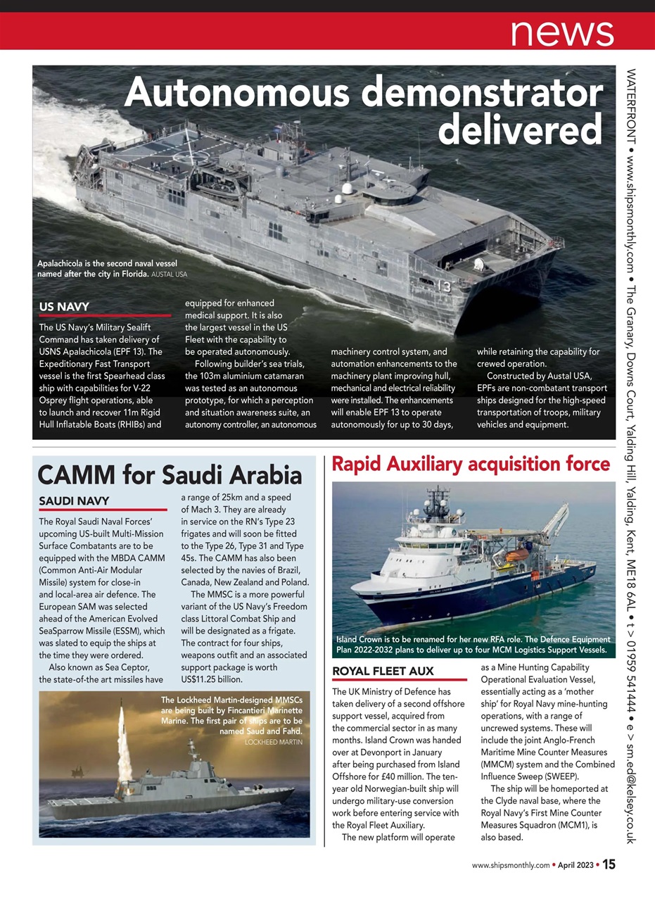 Ships Monthly Preview Pages