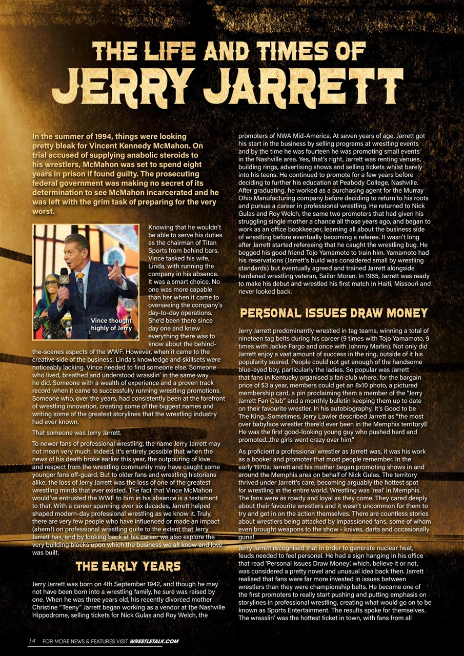 Wrestletalk Magazine Preview Pages