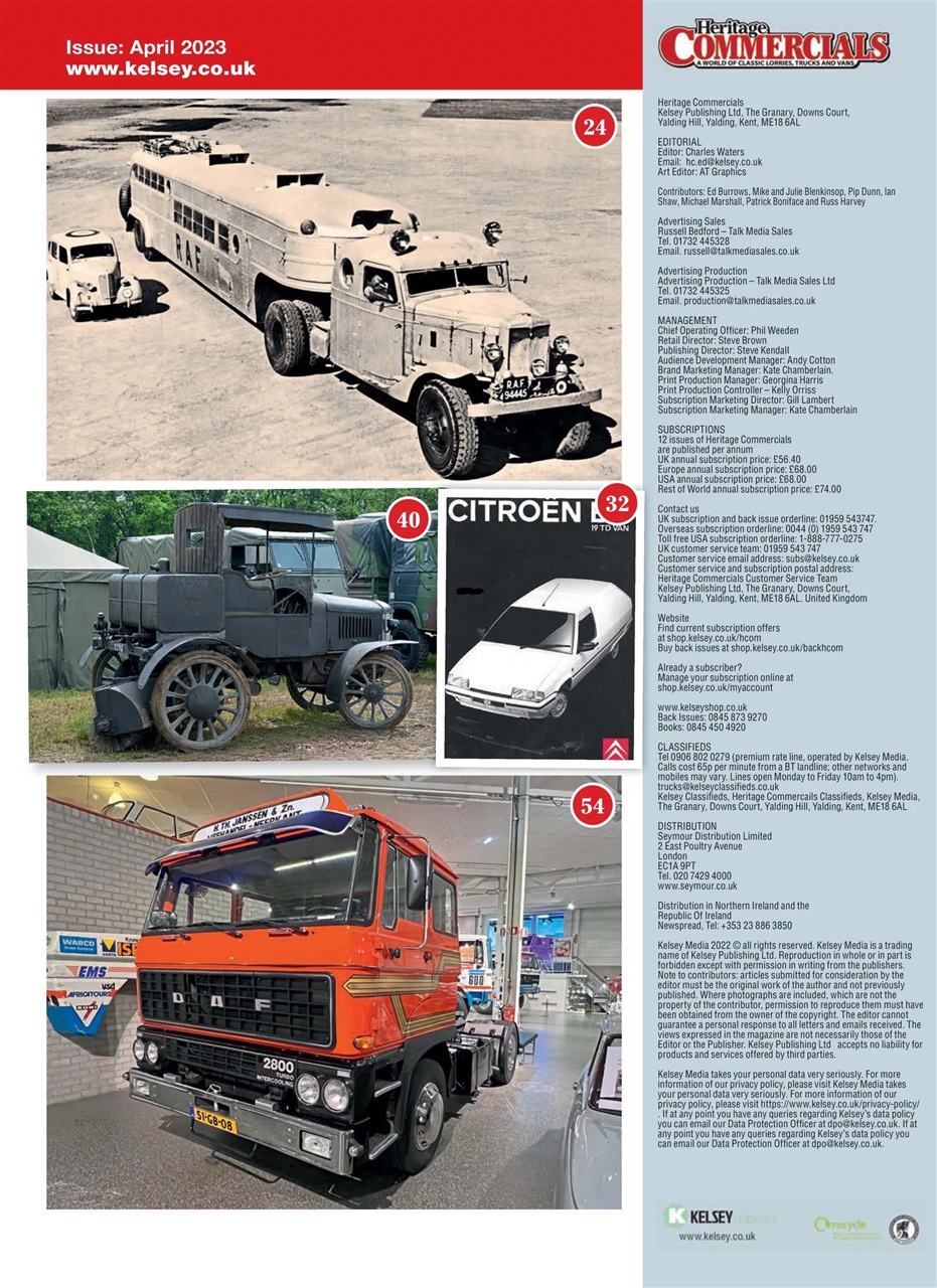 Heritage Commercials Magazine Preview Pages