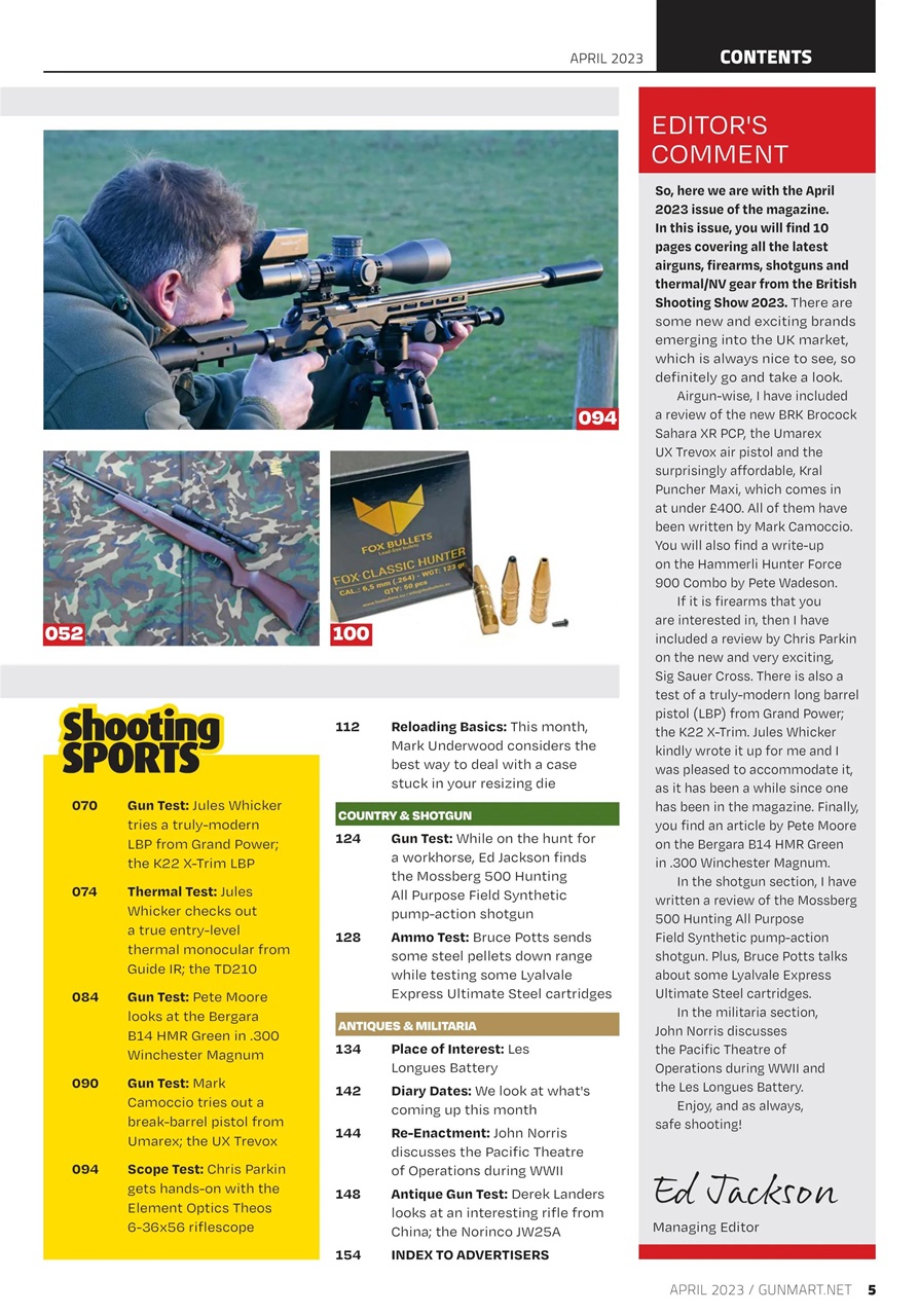 Gunmart Preview Pages