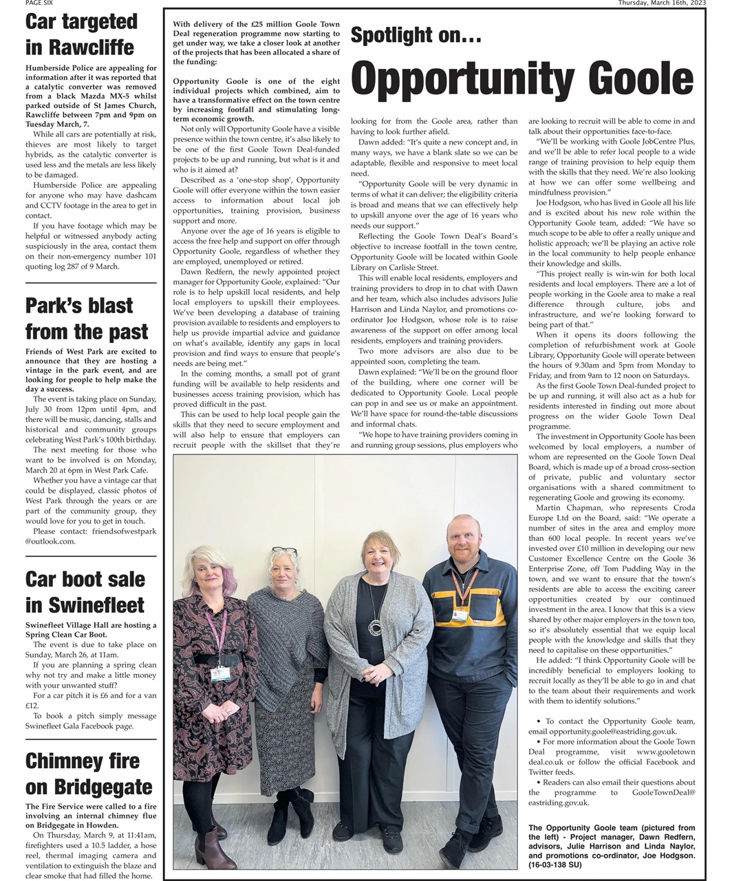Goole Times Preview Pages