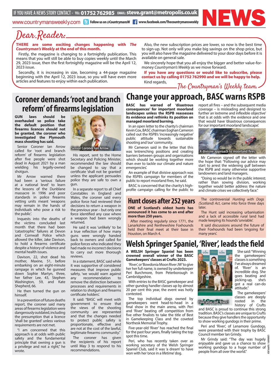 Countryman's Weekly Preview Pages