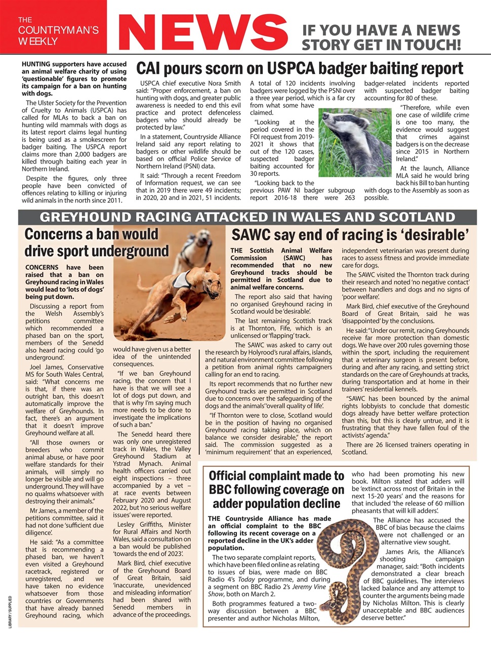 Countryman's Weekly Preview Pages