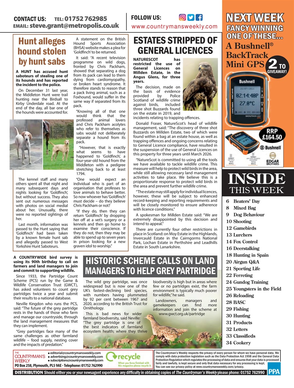 Countryman's Weekly Preview Pages