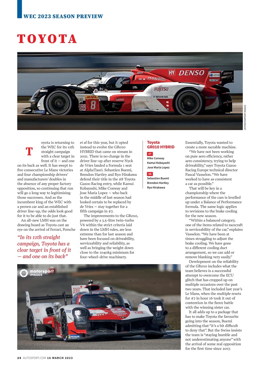 Autosport Preview Pages
