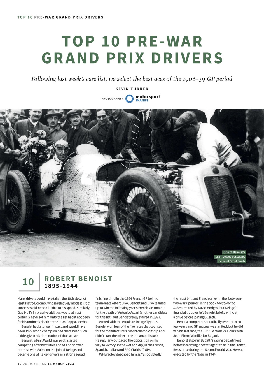 Autosport Preview Pages