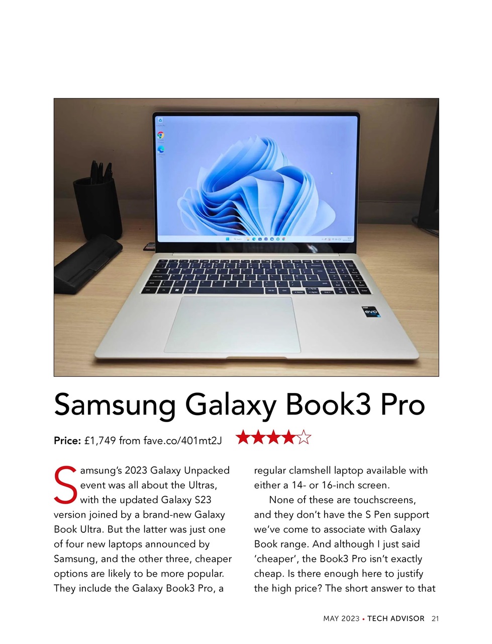 Tech Advisor Preview Pages