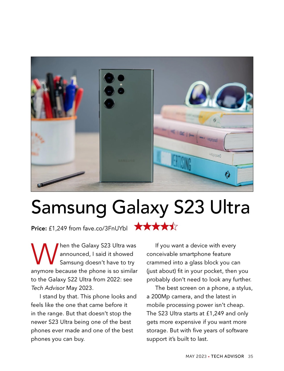 Tech Advisor Preview Pages