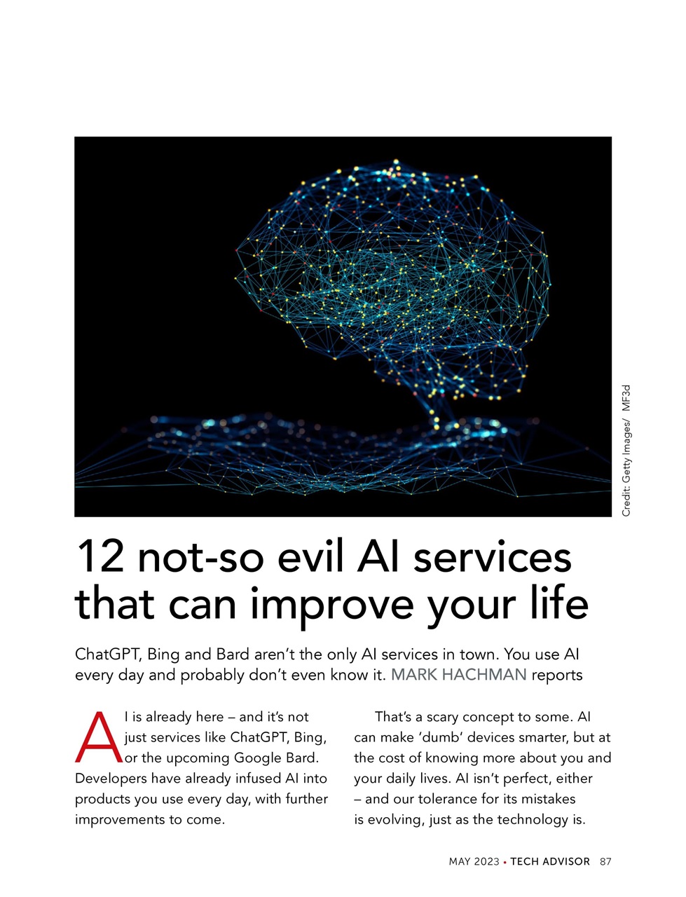 Tech Advisor Preview Pages