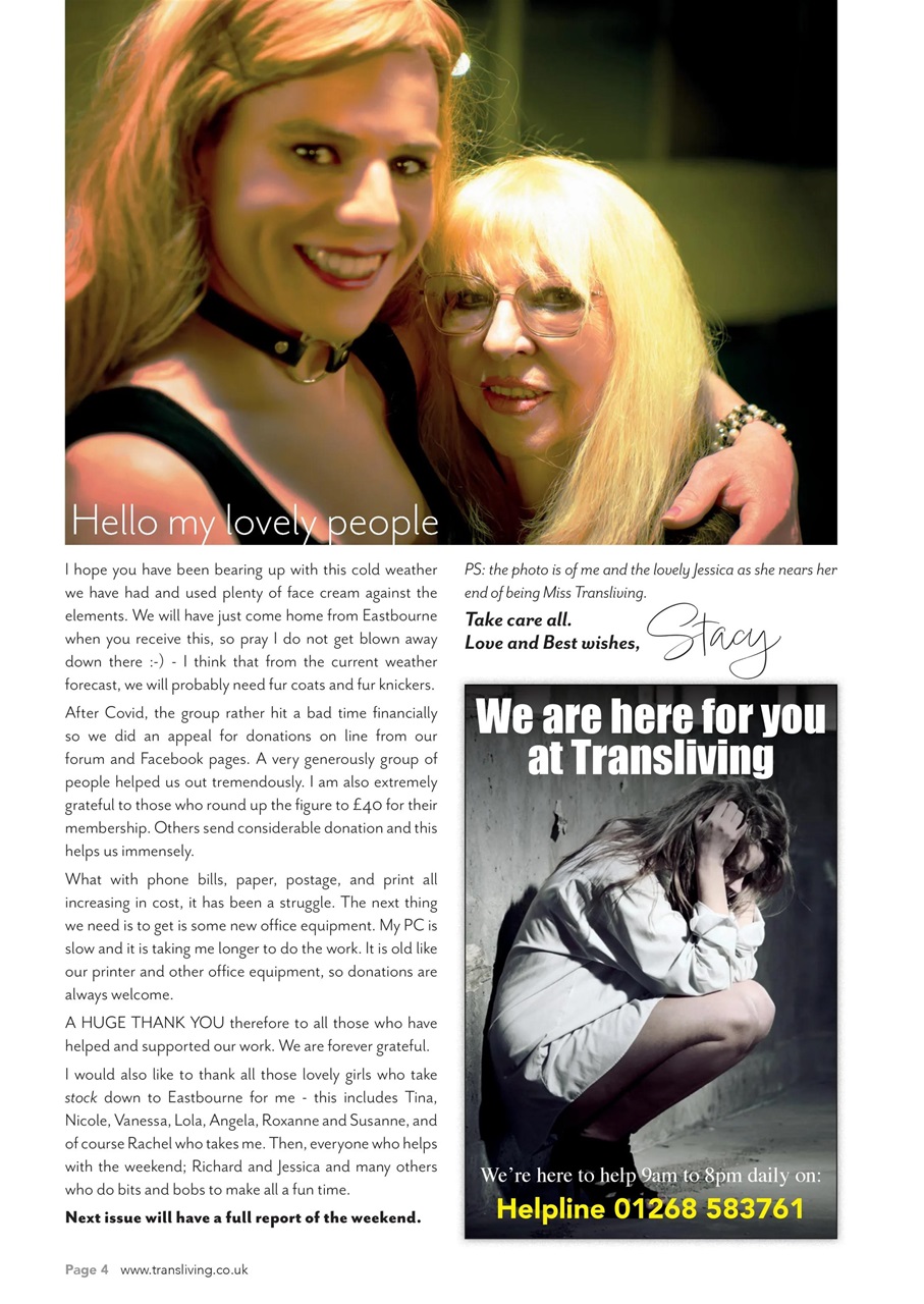 Transliving Magazine Preview Pages
