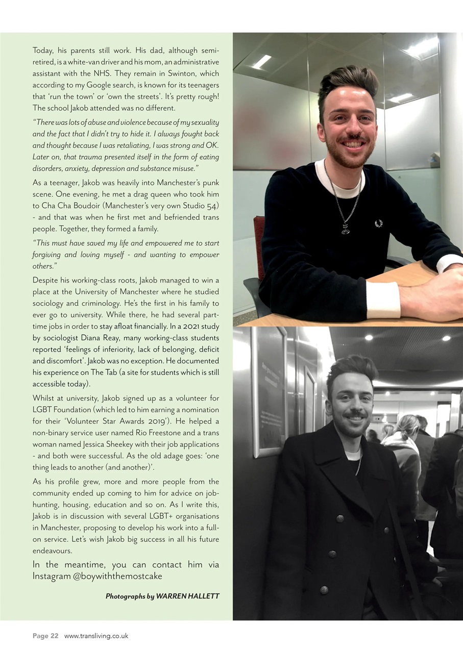 Transliving Magazine Preview Pages