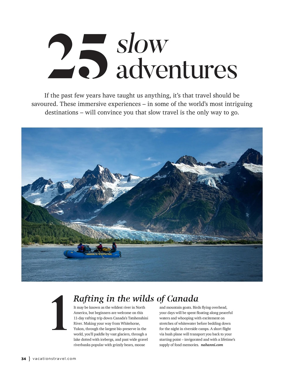 Vacations & Travel Preview Pages