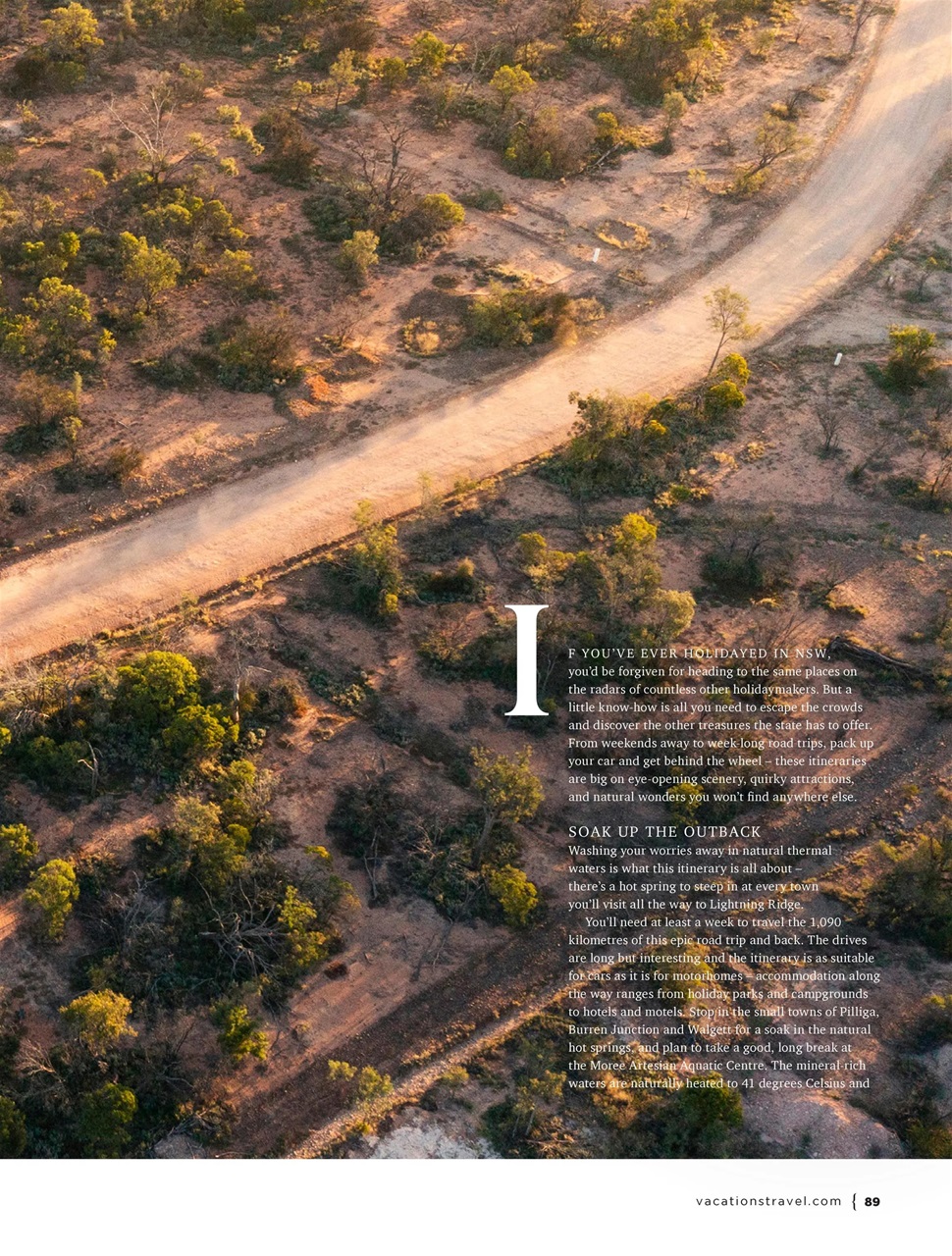Vacations & Travel Preview Pages