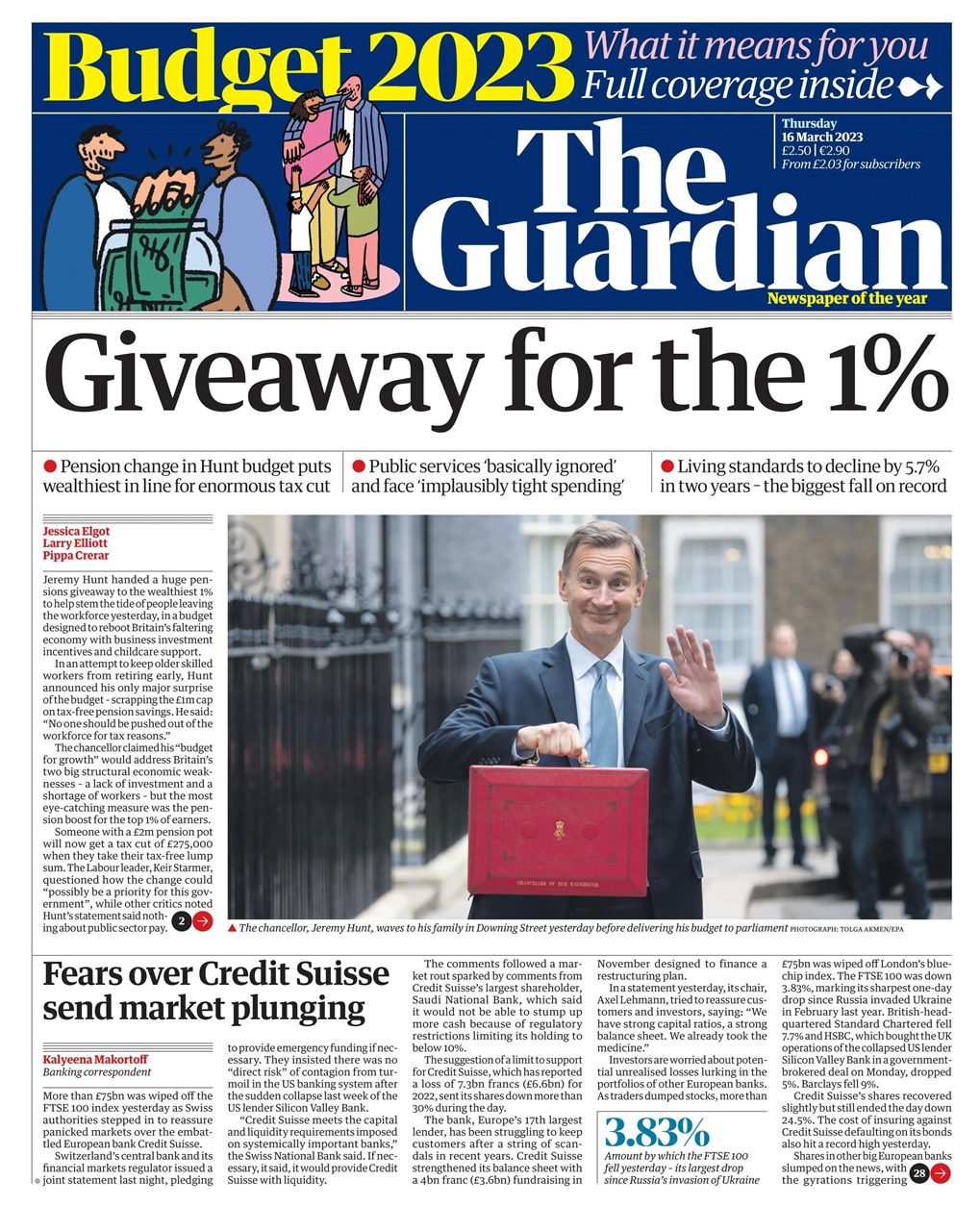 The Guardian Newspaper Preview Pages