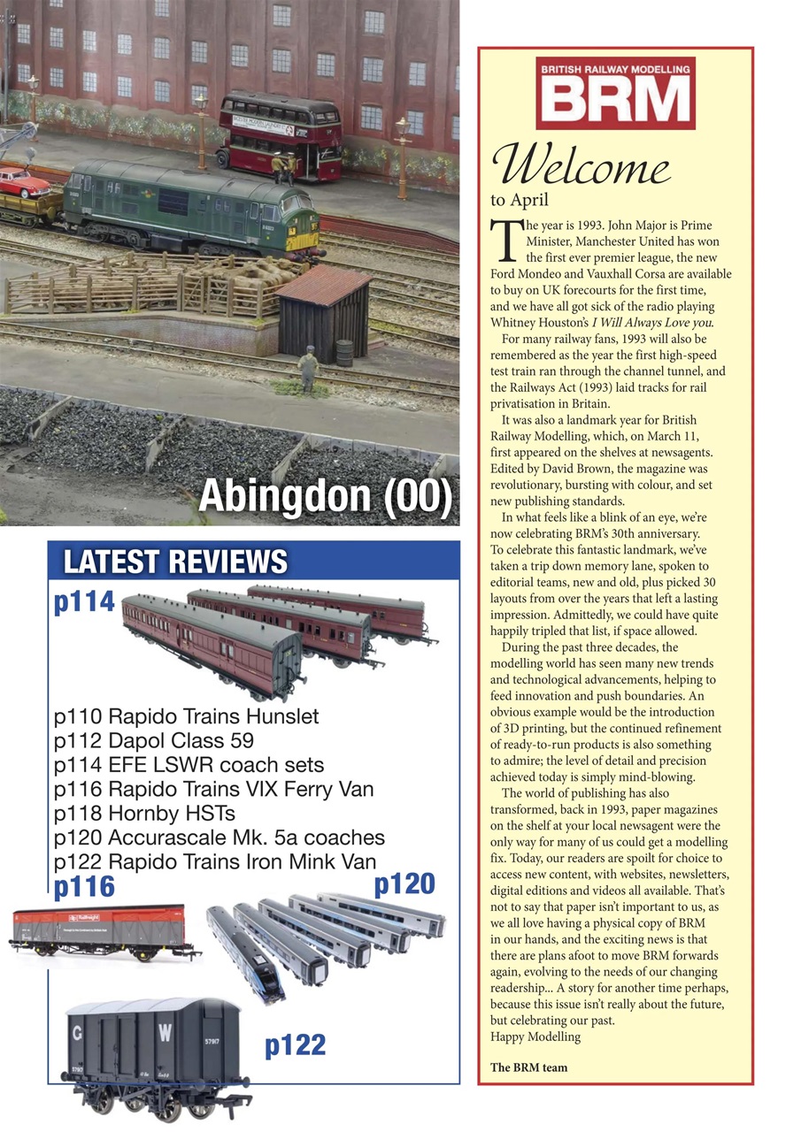 British Railway Modelling (BRM) Preview Pages