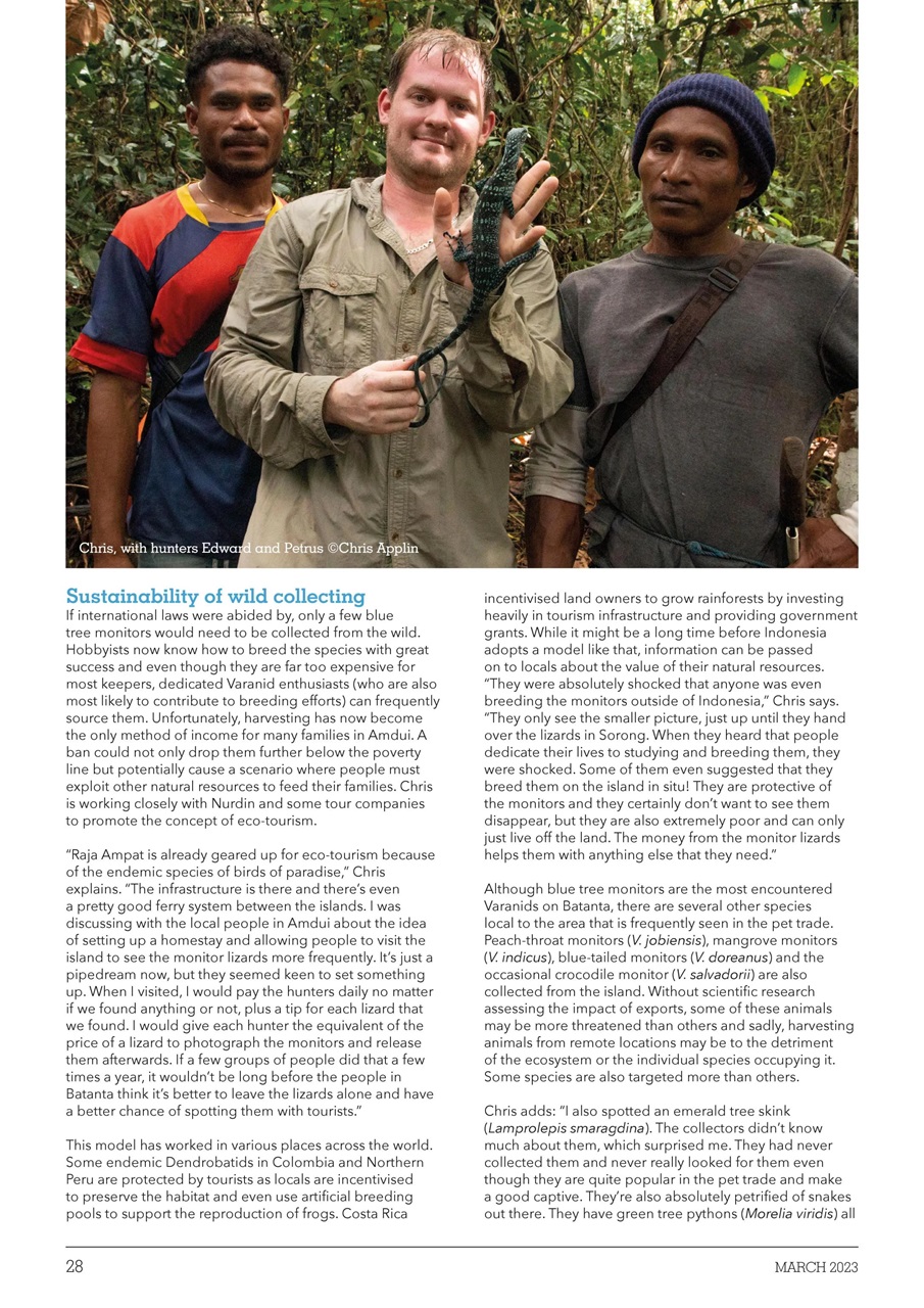 Exotics Keeper Preview Pages