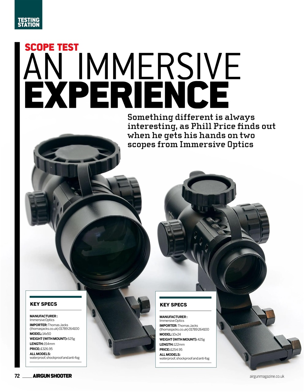 Airgun Shooter Preview Pages