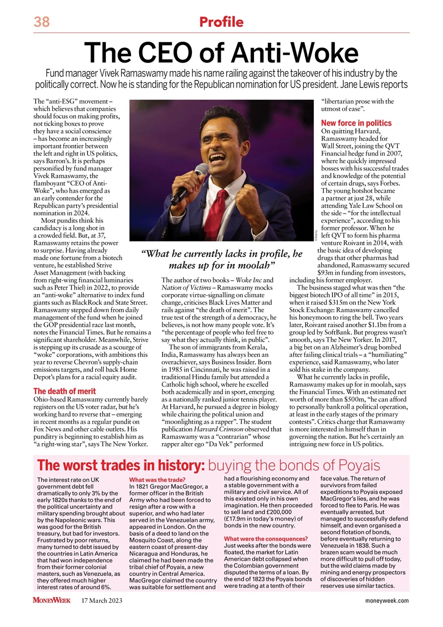 MoneyWeek Preview Pages