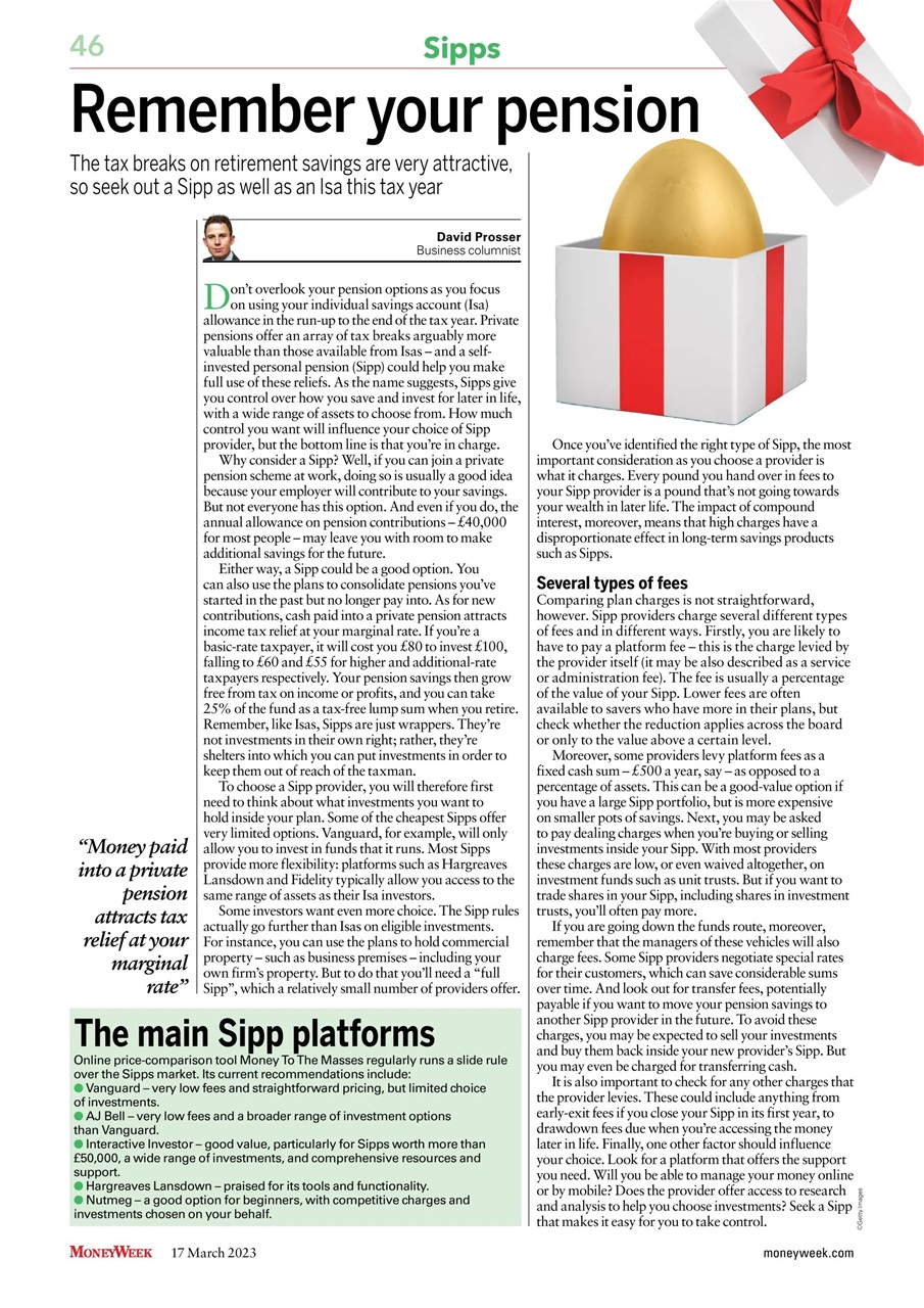 MoneyWeek Preview Pages