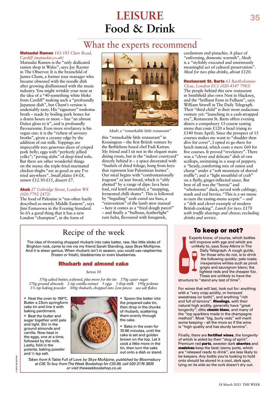 The Week Preview Pages