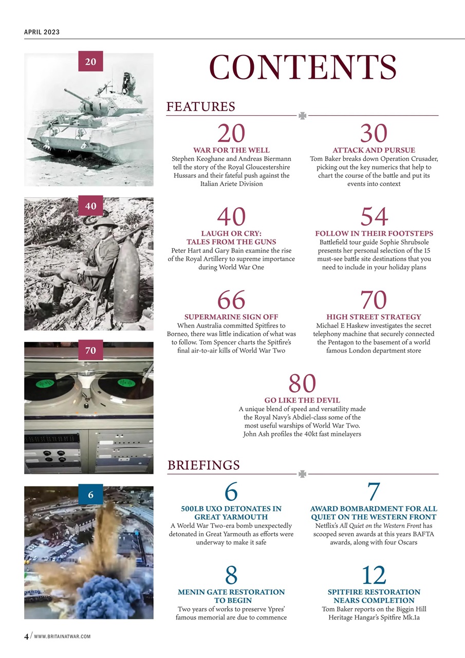 Britain at War Magazine Preview Pages