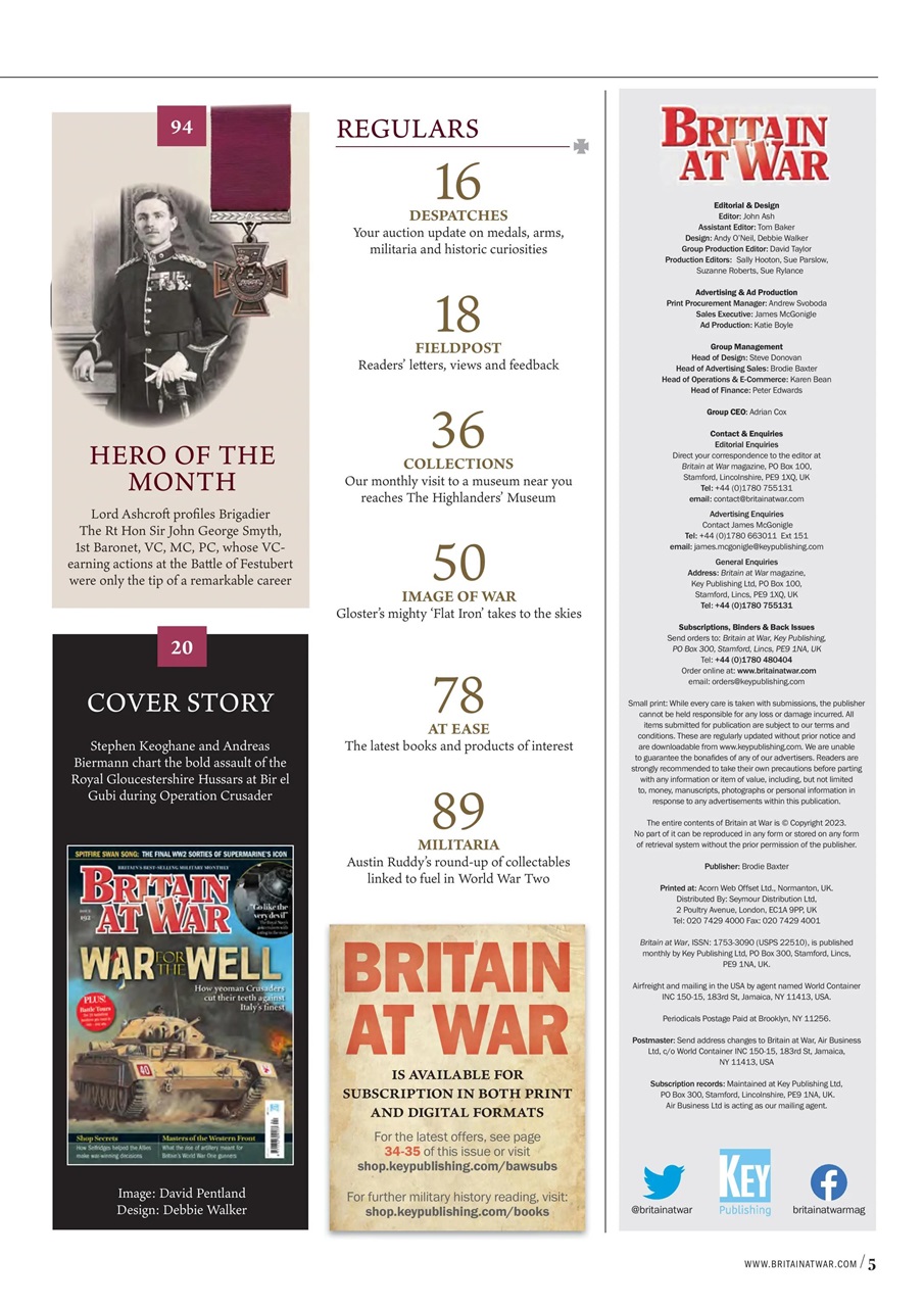 Britain at War Magazine Preview Pages