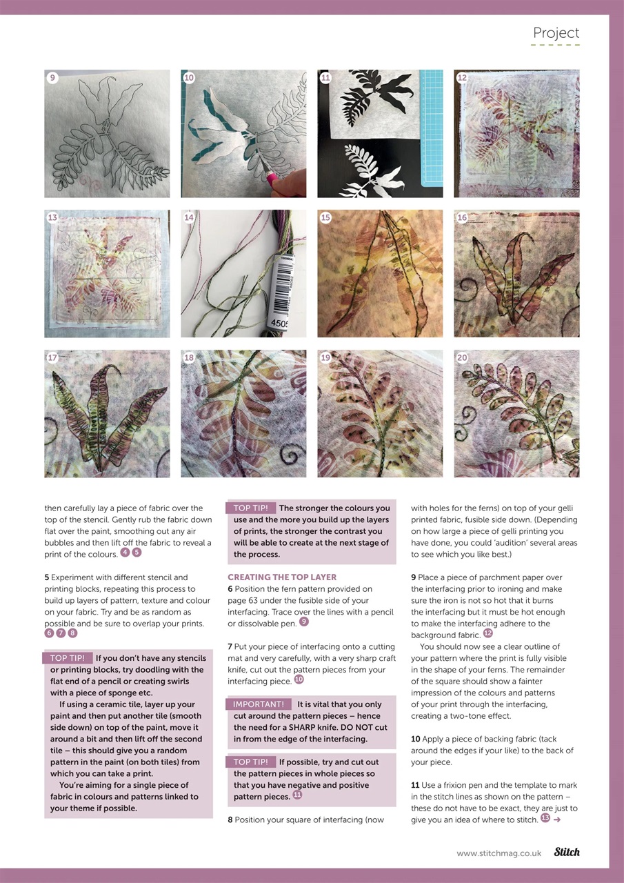 Stitch magazine Preview Pages