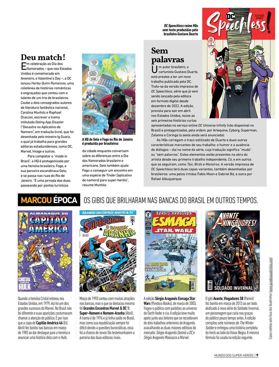 Mundo dos Super-Heróis Preview Pages
