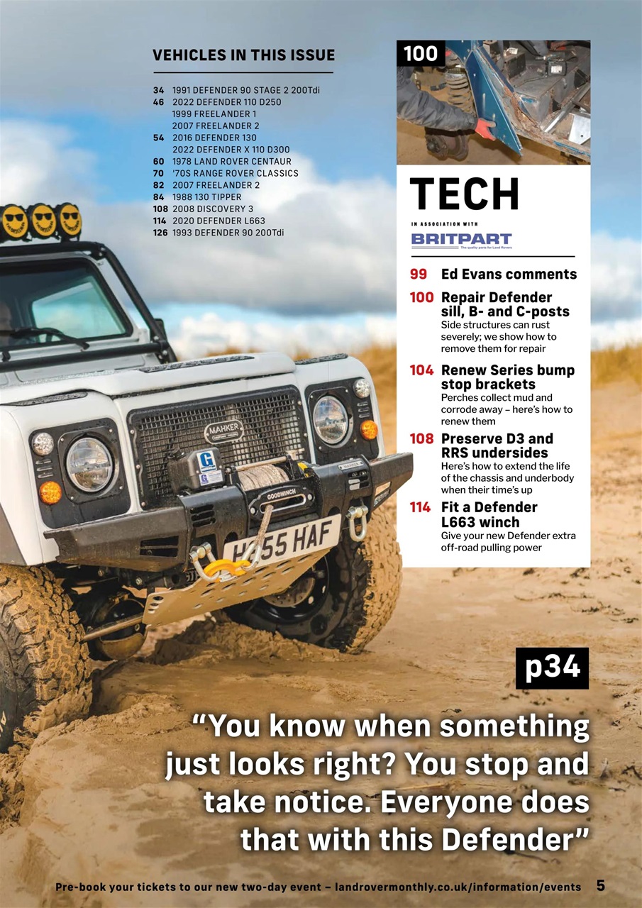 Land Rover Monthly Preview Pages