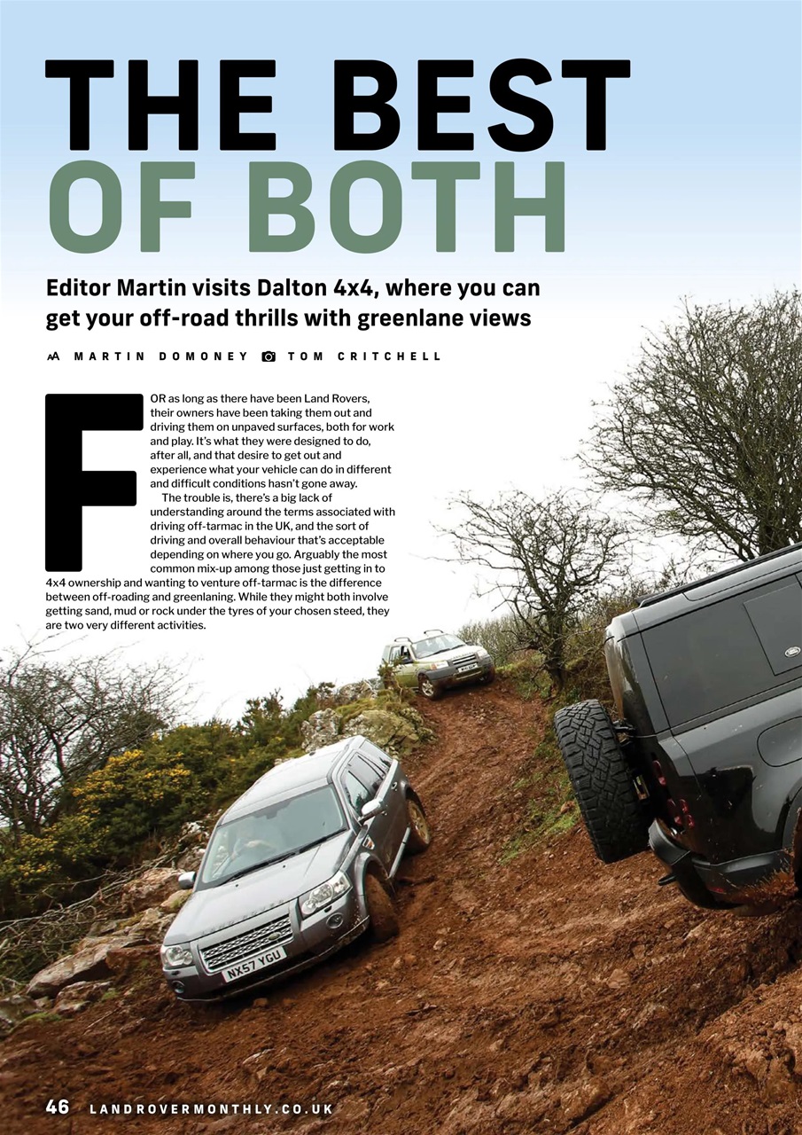 Land Rover Monthly Preview Pages