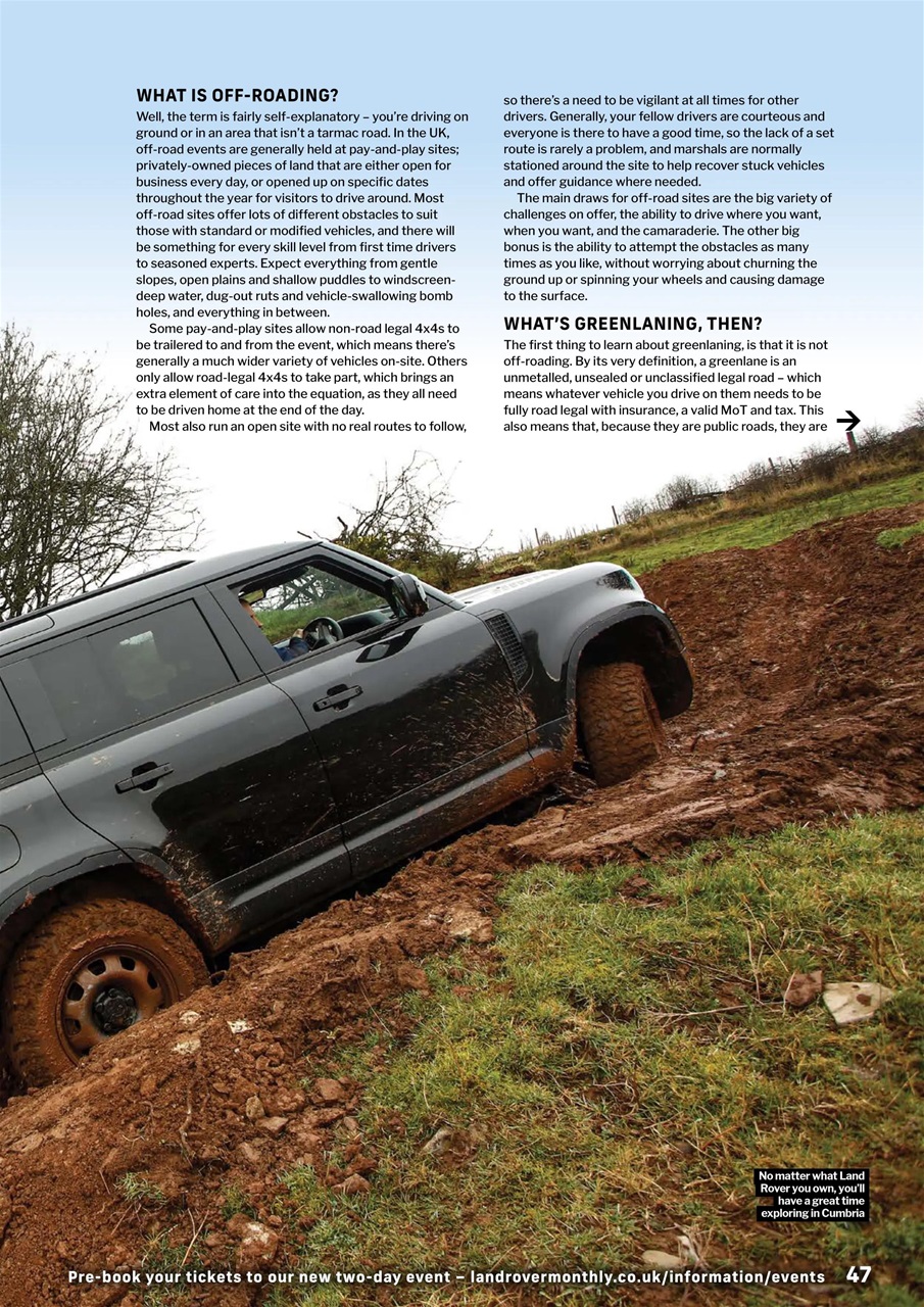 Land Rover Monthly Preview Pages