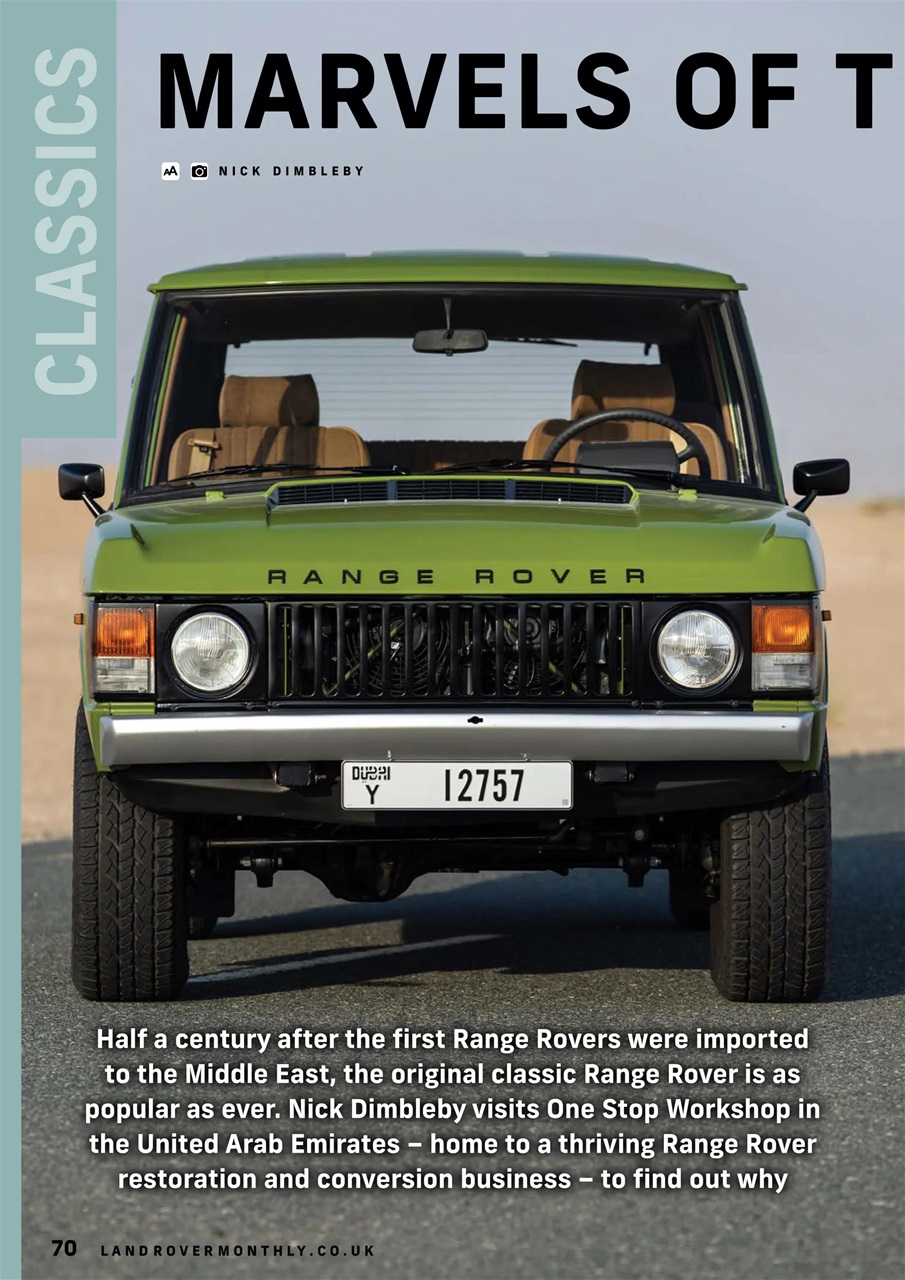 Land Rover Monthly Preview Pages