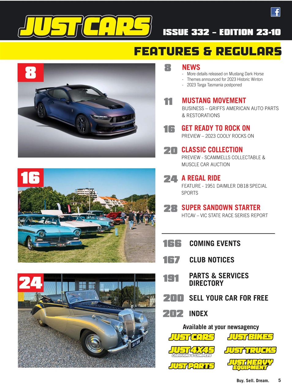 JUST CARS Preview Pages
