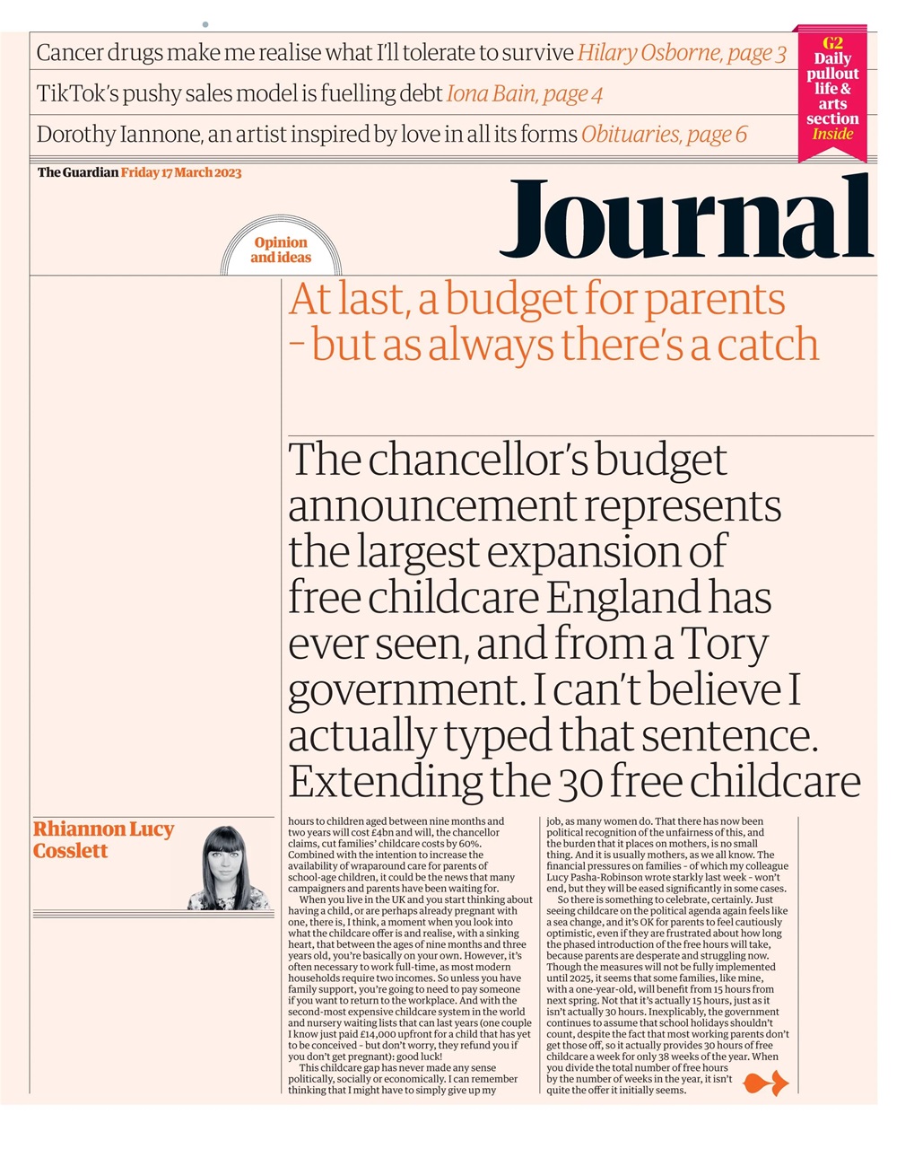 The Guardian Newspaper Preview Pages