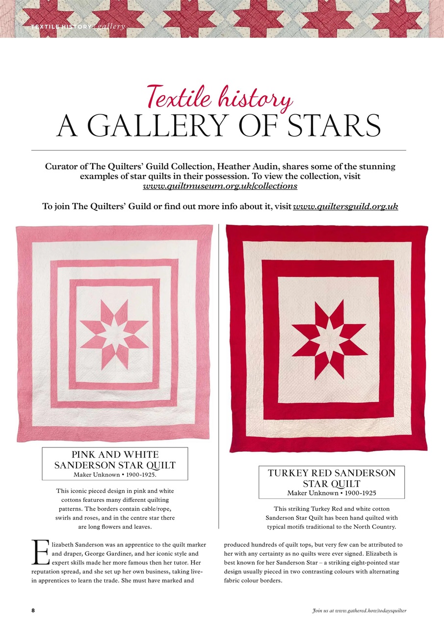 Today’s Quilter Preview Pages