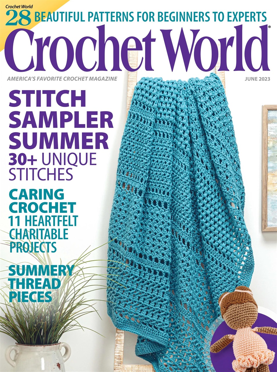 Crochet World Magazine June 2023 Back Issue