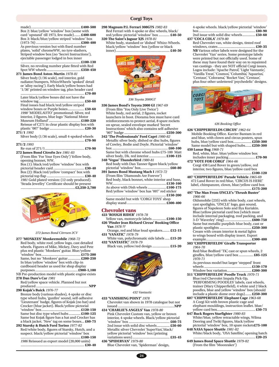 Toy Collectors Price Guide Preview Pages