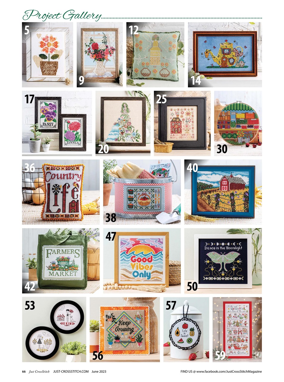 Just CrossStitch Preview Pages