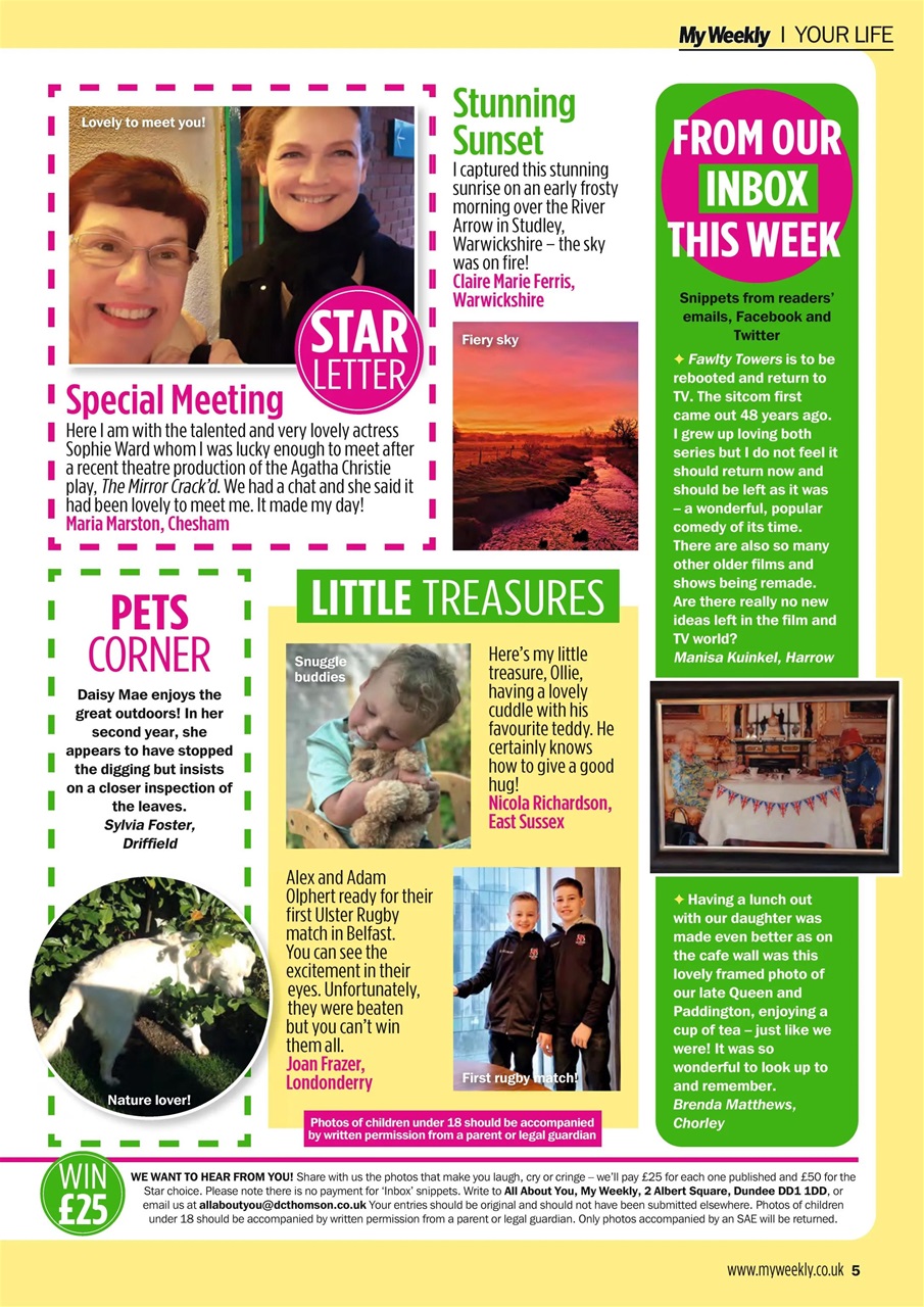 My Weekly Preview Pages