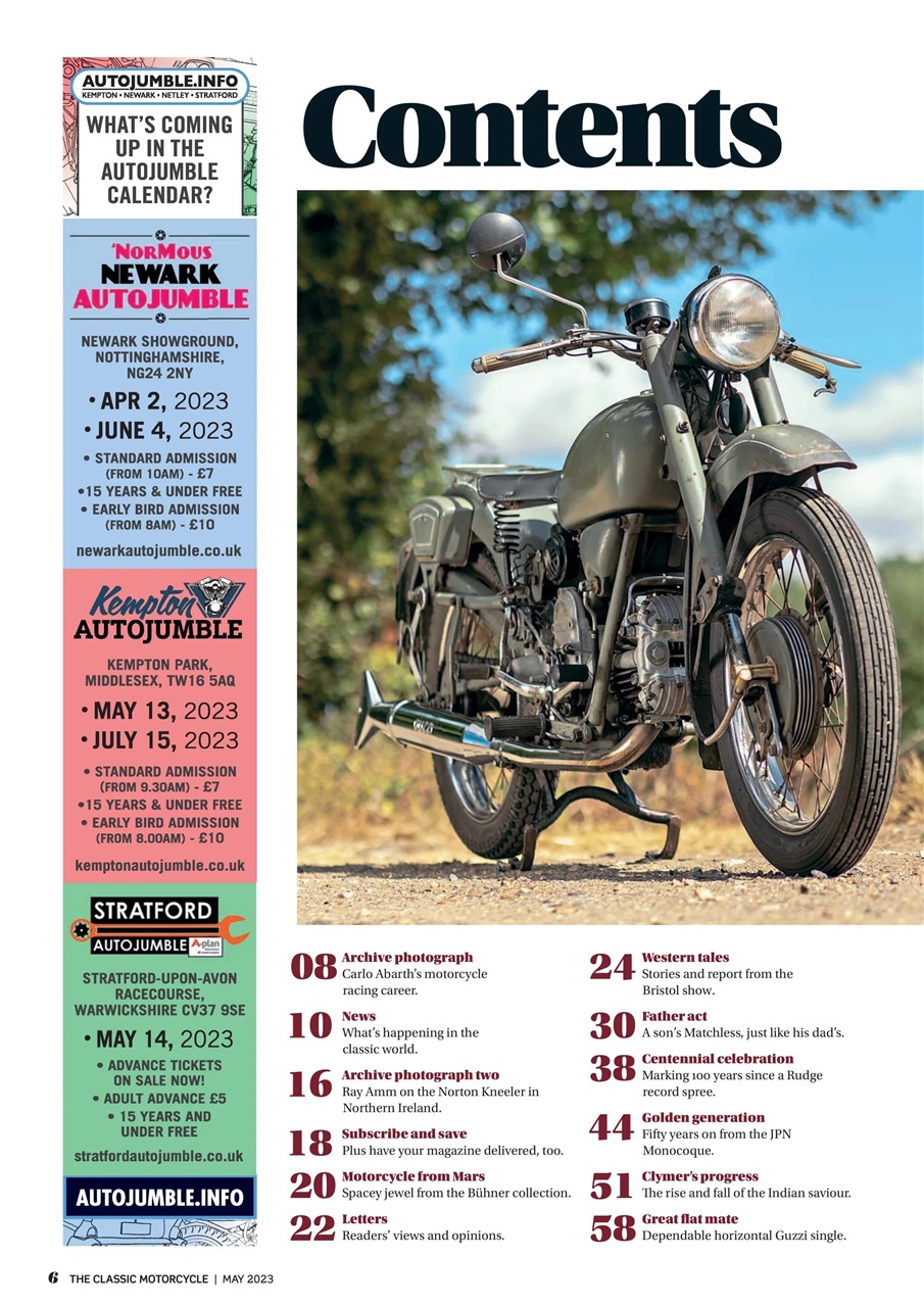 The Classic MotorCycle Preview Pages