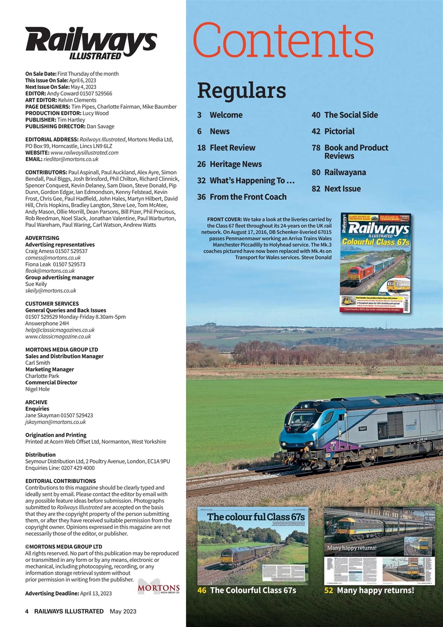 Railways Illustrated Preview Pages